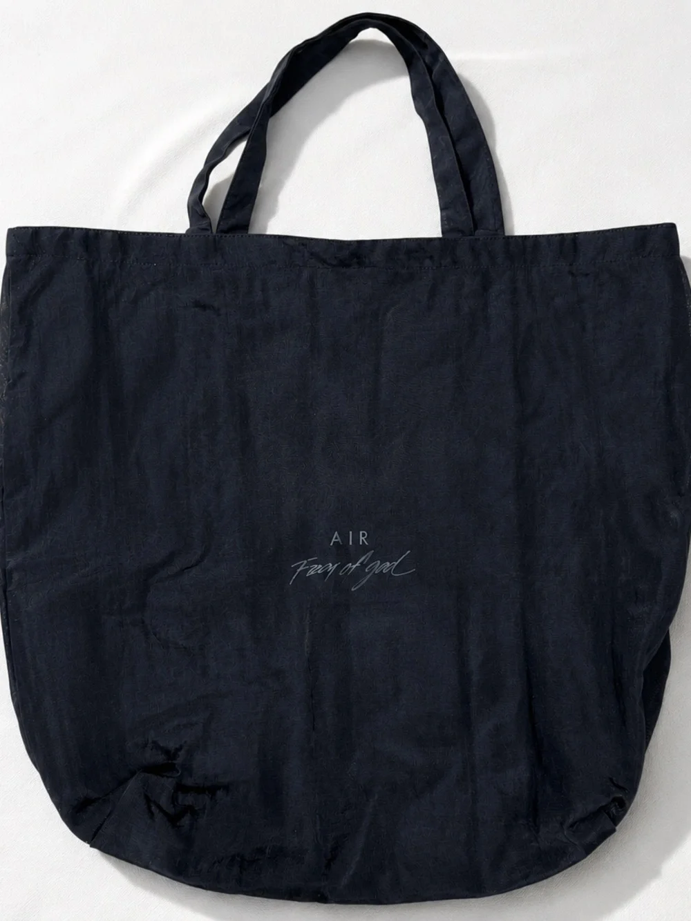Nike Air x Fear of God 1 Black Dust/Tote Bag